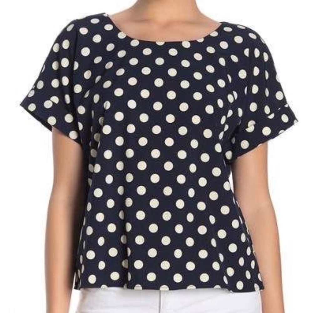 Melloday Polka Dot Blouse